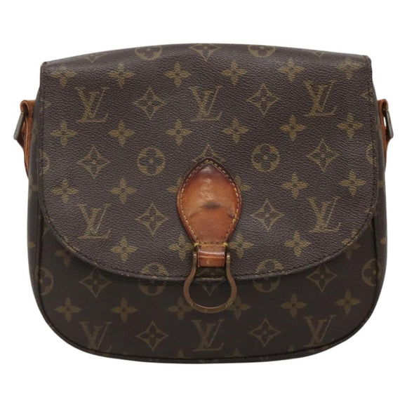 LOUIS VUITTON Monogram Monogram Saint Cloud GM Shoulder Bag M51242 Auth 136011