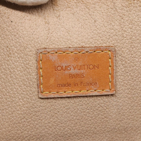 LOUIS VUITTON Monogram Sac Plat Hand Bag M51140 LV Auth 136014