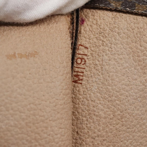 LOUIS VUITTON Monogram Sac Plat Hand Bag M51140 LV Auth 136014