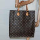 LOUIS VUITTON Monogram Sac Plat Hand Bag M51140 LV Auth 136014-20
