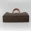 LOUIS VUITTON Monogram Sac Plat Hand Bag M51140 LV Auth 136014-5