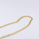 Salvatore Ferragamo Gancini Chain Shoulder Bag Leather Black Gold Auth 136021-8