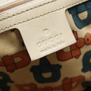 GUCCI GG Canvas Guccissima Tote Bag Leather Ivory Gold 145993 Auth 136024-15