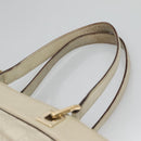 GUCCI GG Canvas Guccissima Tote Bag Leather Ivory Gold 145993 Auth 136024-8