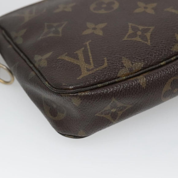 LOUIS VUITTON Monogram Pochette Accessoires Pouch M51980 LV Auth 136026