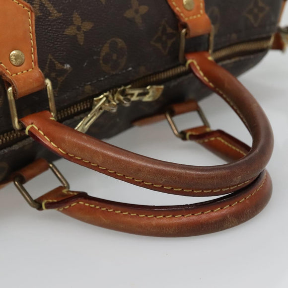 LOUIS VUITTON Love Block Speedy Bandouliere 30 Bag 2way M44365 Auth 136029