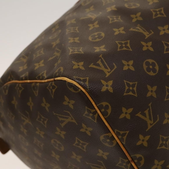 LOUIS VUITTON Monogram Keepall 55 Boston Bag M41424 LV Auth 136037