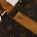 LOUIS VUITTON Monogram Keepall 55 Boston Bag M41424 LV Auth 136037-17