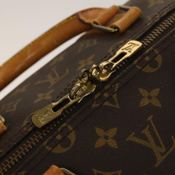 LOUIS VUITTON Monogram Keepall 55 Boston Bag M41424 LV Auth 136037