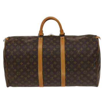 LOUIS VUITTON Monogram Keepall 55 Boston Bag M41424 LV Auth 136037 - 0