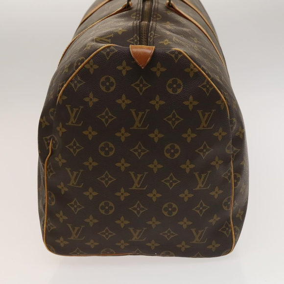 LOUIS VUITTON Monogram Keepall 55 Boston Bag M41424 LV Auth 136037