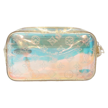 LOUIS VUITTON Monogram Prism Pochette Volga Clutch Bag Silver M55261 LV 136040 - 0