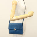 LOUIS VUITTON Epi Pochette Arche Shoulder Bag Blue M52575 LV Auth 136042-22