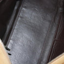 LOEWE Amazona 30 Hand Bag Suede Beige Silver Auth 136044-11