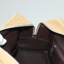 LOEWE Amazona 30 Hand Bag Suede Beige Silver Auth 136044-20