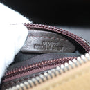 LOEWE Amazona 30 Hand Bag Suede Beige Silver Auth 136044-12