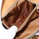 CELINE Macadam Canvas Shoulder Bag PVC Brown Gold Auth 136046-11