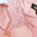 GUCCI Tote Bag Satin Black Gold 153009 Auth 136048-17