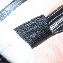 GUCCI Tote Bag Satin Black Gold 153009 Auth 136048-19