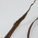 GUCCI GG Supreme Web Sherry Line Bag PVC Beige Gold 904 02 050 Auth 136049-8