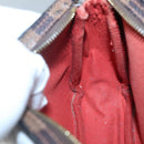 LOUIS VUITTON Damier Ebene Trousse makeup Pouch N51982 LV Auth 136051-18