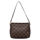 LOUIS VUITTON Damier Ebene Trousse makeup Pouch N51982 LV Auth 136051-3