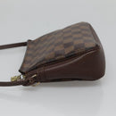 LOUIS VUITTON Damier Ebene Trousse makeup Pouch N51982 LV Auth 136051-4
