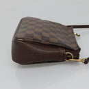 LOUIS VUITTON Damier Ebene Trousse makeup Pouch N51982 LV Auth 136051-5