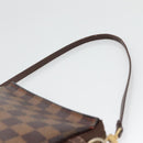 LOUIS VUITTON Damier Ebene Trousse makeup Pouch N51982 LV Auth 136051-8