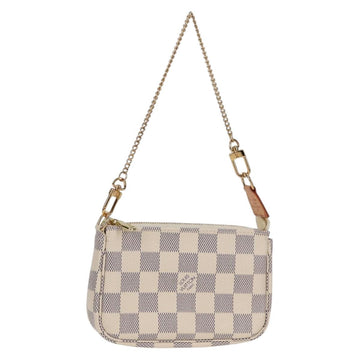 LOUIS VUITTON Damier Azur Mini Pochette Accessoires Pouch N63005 LV Auth 136052V