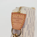 LOUIS VUITTON Damier Azur Mini Pochette Accessoires Pouch N63005 LV Auth 136052V-8