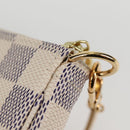 LOUIS VUITTON Damier Azur Mini Pochette Accessoires Pouch N63005 LV Auth 136052V-9