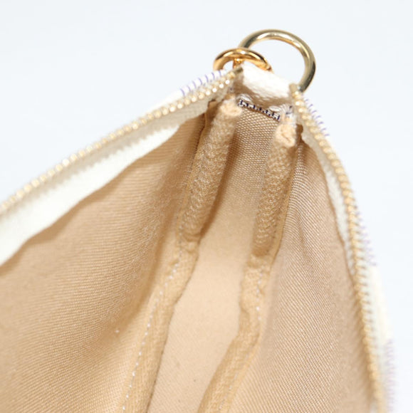 LOUIS VUITTON Damier Azur Mini Pochette Accessoires Pouch N63005 LV Auth 136052V