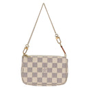 LOUIS VUITTON Damier Azur Mini Pochette Accessoires Pouch N63005 LV Auth 136052V-13