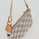 LOUIS VUITTON Damier Azur Mini Pochette Accessoires Pouch N63005 LV Auth 136052V-6