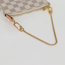 LOUIS VUITTON Damier Azur Mini Pochette Accessoires Pouch N63005 LV Auth 136052V-7