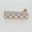 LOUIS VUITTON Damier Azur Mini Pochette Accessoires Pouch N63005 LV Auth 136052V-5