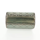 CHANEL Matelasse Chain Shoulder Bag Leather Green CC Auth 136053V-10