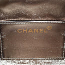 CHANEL Matelasse Chain Shoulder Bag Leather Green CC Auth 136053V-17