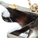 CHANEL Matelasse Chain Shoulder Bag Leather Green CC Auth 136053V-21