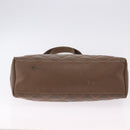 CHANEL Matelasse Chain Tote Bag Lakleer Bruin Goud CC Auth 136055-15