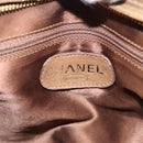 CHANEL Matelasse Chain Tote Bag Patent leather Brown Gold CC Auth 136055-19