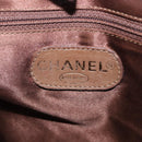 CHANEL Matelasse Chain Tote Bag Lakleer Bruin Goud CC Auth 136055-21