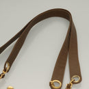 CHANEL Matelasse Chain Tote Bag Patent leather Brown Gold CC Auth 136055-8