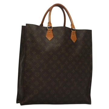 LOUIS VUITTON Monogram Sac Plat Hand Bag M51140 LV Auth 136062