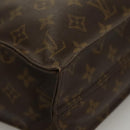 LOUIS VUITTON Monogram Sac Plat Hand Bag M51140 LV Auth 136062-9