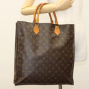 LOUIS VUITTON Monogram Sac Plat Hand Bag M51140 LV Auth 136062-19