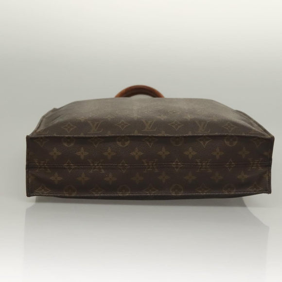 LOUIS VUITTON Monogram Sac Plat Hand Bag M51140 LV Auth 136062