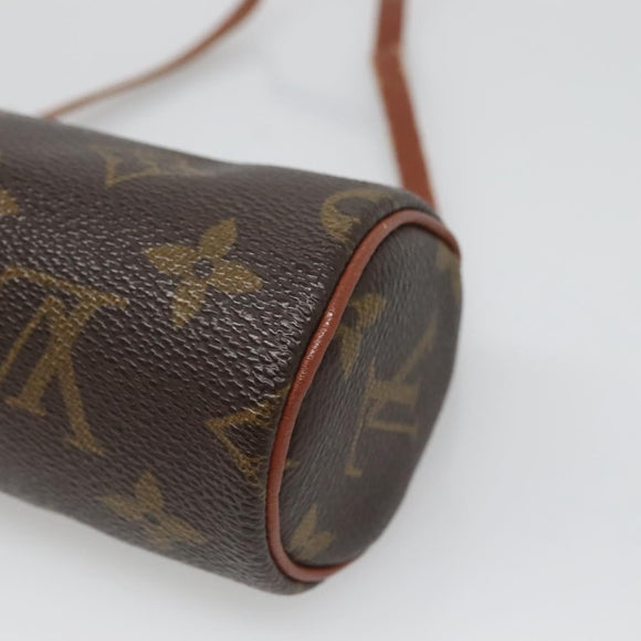 LOUIS VUITTON Monogram Papillon Pouch LV Auth 136065