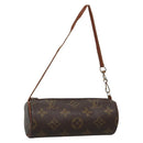 LOUIS VUITTON Monogram Papillon Pouch LV Auth 136065-1